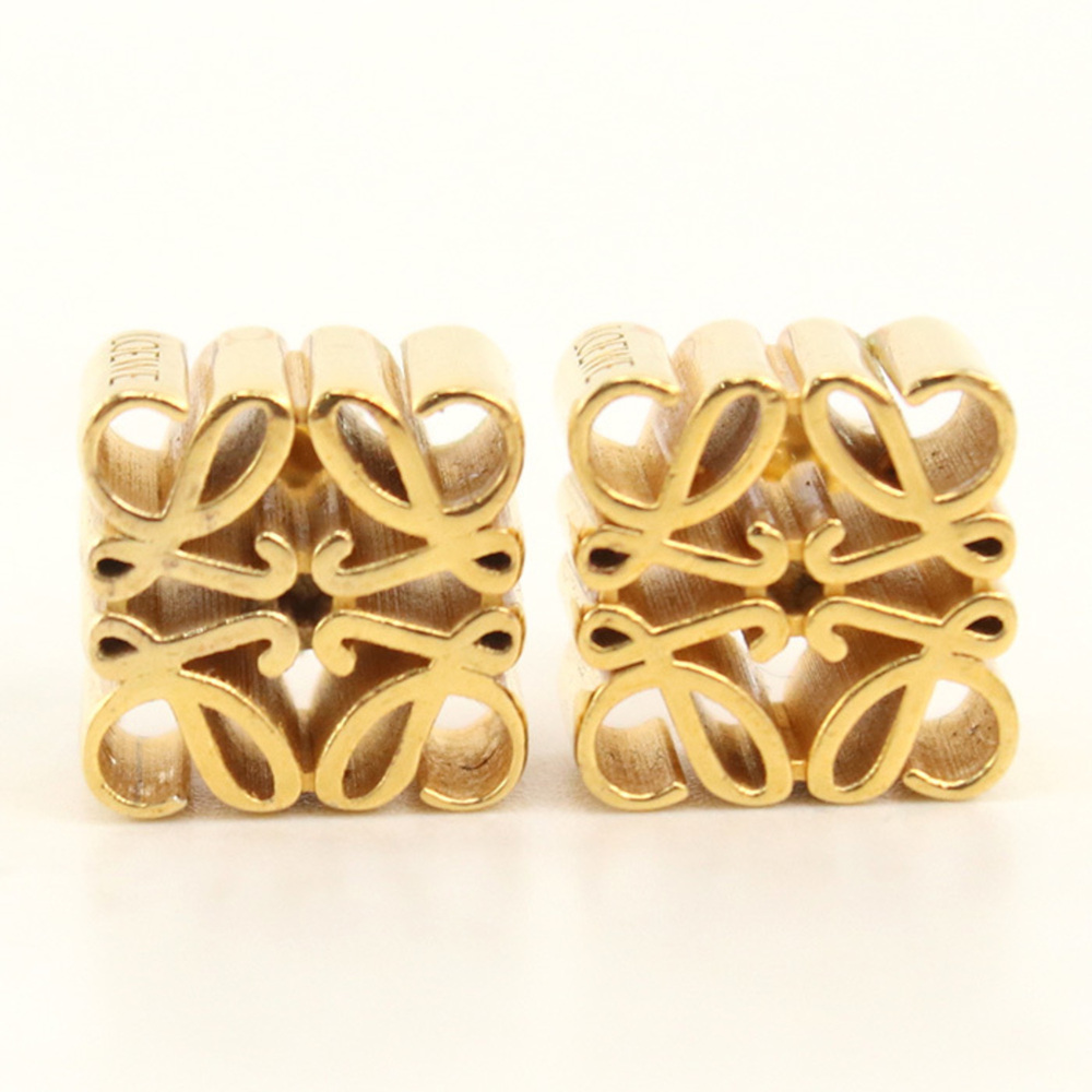 LOEWE earrings J821239X04 Stud Anagram Women's Gold